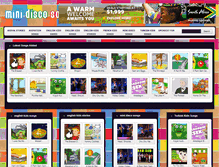 Tablet Screenshot of minidiscosongs.com